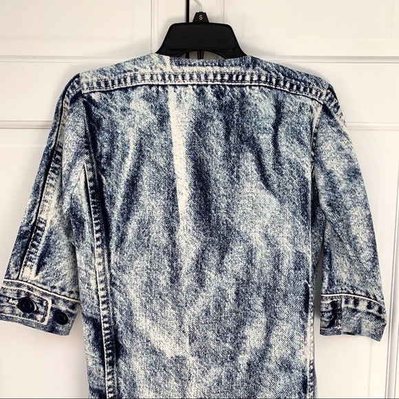 Emma Cook Denim Printed Silk Jacket - Picture 14 of 16